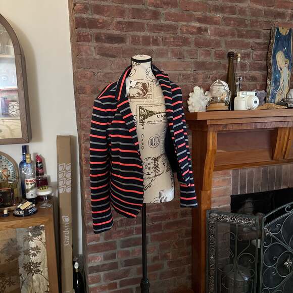 Gap Jackets & Blazers - Neon-stripe ponte academy blazer